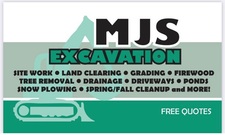 MJS Excavation logo