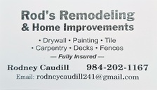 Logo for Rod's Remodeling & Home Improvements