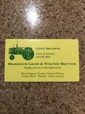 Samson's Land & Tractor Service logo