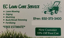 EC Lawn Care Service logo