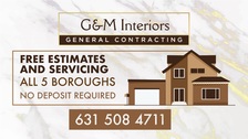G&M interiors general contracting logo
