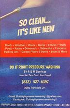 Logo for Do It Right Pressure Washing 1 - Inicio Facebook