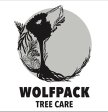 Logo for Wolfpack Tree Service
