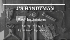 Logo for J's Handyman