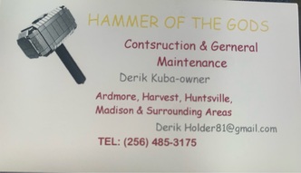 Hammer of the Gods Construction logo