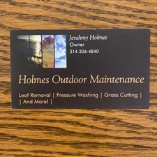 Holmes outdoor maintenance - Home Facebook logo