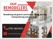 Logo for H&M Remodelers