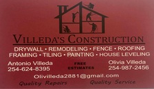 Villedas Construction logo