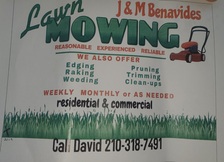J&M Benavides Landscaping logo