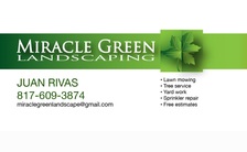 Logo for Miracle Green Landscape