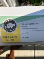 Lightbourne's Electric logo