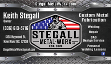 Logo for Stegall Metal Worx, LLC