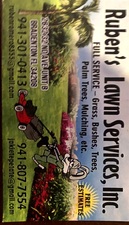 Ruben's Lawn Services logo