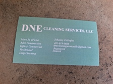 Logo for DNE Cleaning Services, LLC.