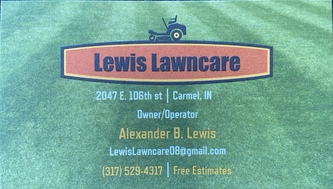 Lewis Lawncare & Landscaping logo