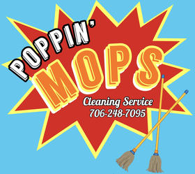 Poppin Mops Cleaning Service logo