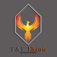 T&E Electric logo
