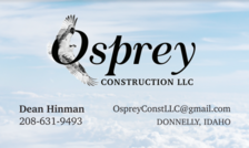 Osprey Construction, LLC logo