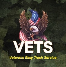 Logo for Veterans Easy Trash Service LLC