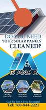 Logo for D and R Solar Cleaning