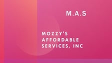 Avatar for Mozzy Affordable services