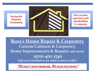 Russ' Home Repair logo