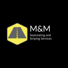Logo for M & M Sealcoating and Striping Services