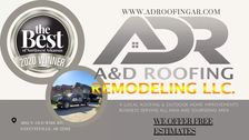 A&D Roofing & Remodeling, LLC logo
