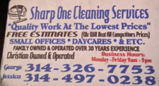 Logo for Sharp One Cleaning Services, LLC