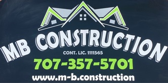 M B Construction logo