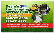 Kevin’s landscaping services corporation  logo