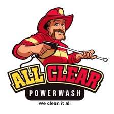 Logo for All Clear Powerwash - Home Facebook