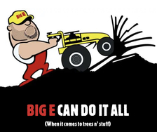 Logo for Big E Tree Service