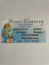 Aly's Cleaning logo