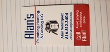 Logo for Alan's Plumbing, Heating, & Cooling LLC - Home Facebook