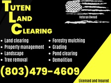 Logo for Tuten Land Clearing and Hauling LP