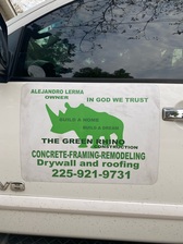 The Green Rhino Construction, LLC logo