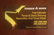 Logo for Tomas and Sons