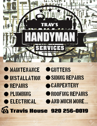 Trav's Handyman Service logo