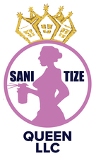 The Sanitize Queen logo
