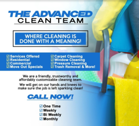 The Advance Clean Team logo