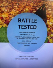 Logo for Battle Tested Lawn Service