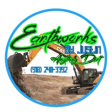 Logo for Earthworks by Justin