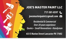 Logo for Joe's Master Paint, LLC
