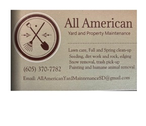 All American Yard and Property Maintenance logo