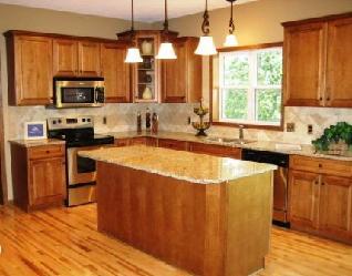 6 Kitchen Makeovers with New Cabinets and Granite Pictures and Photos