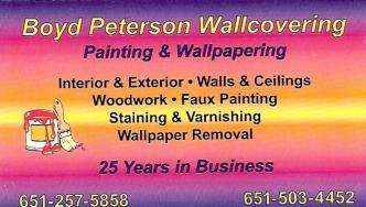 Boyd Peterson Painting & Wallcovering logo
