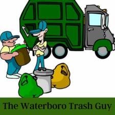 Logo for Waterboro Trash Guy