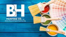 Logo for B & H Painting Company