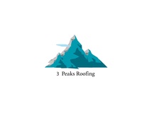Logo for 3 Peaks Roofing Facebook